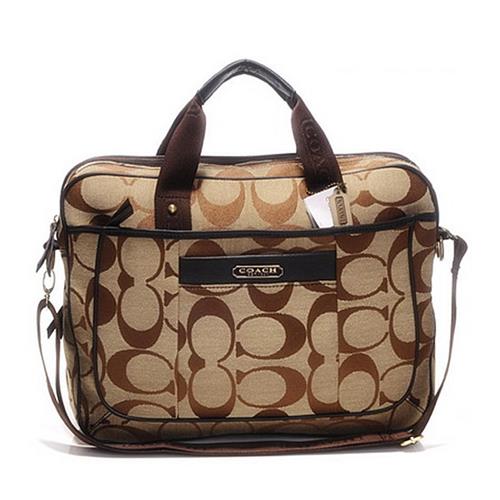 Coach In Signature Medium Coffee Business bags AFQ | Coach Outlet Canada